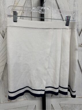 Freshman 1996 Knit Skater Skirt with Navy Stripe